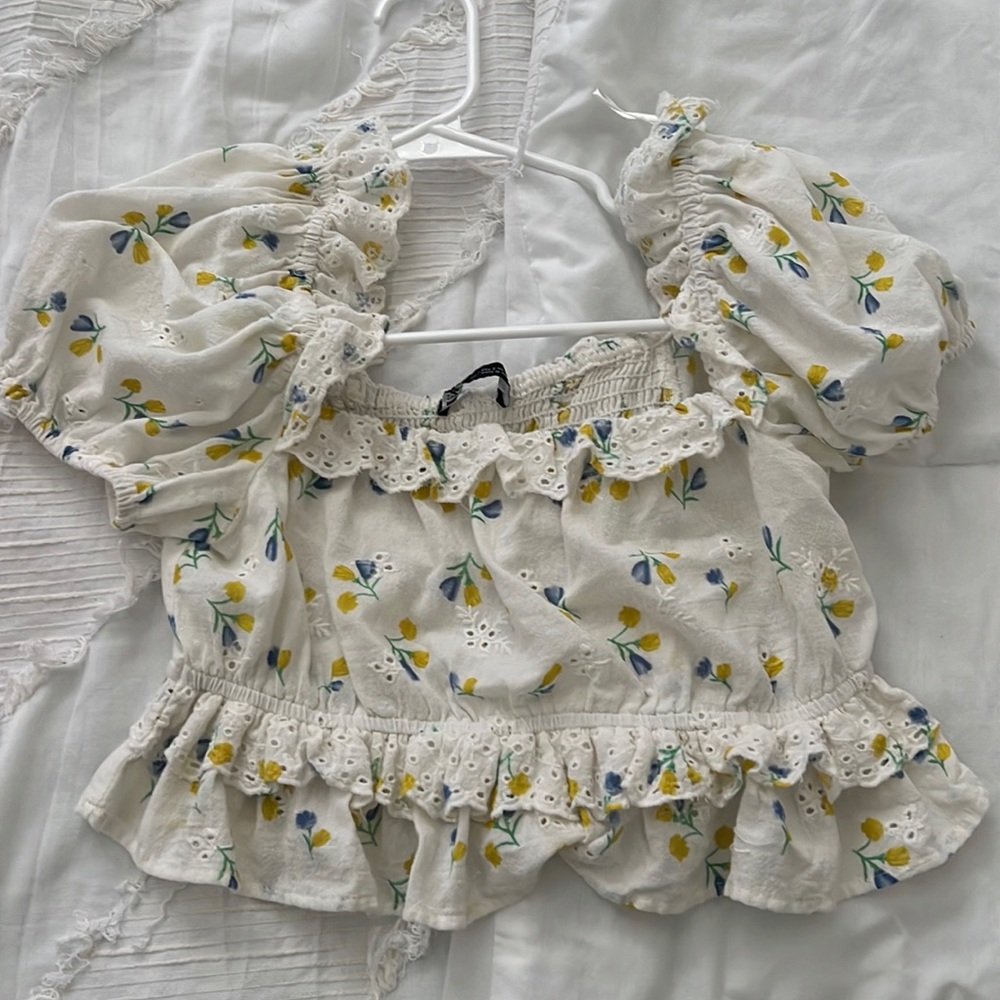 Zara Floral Top